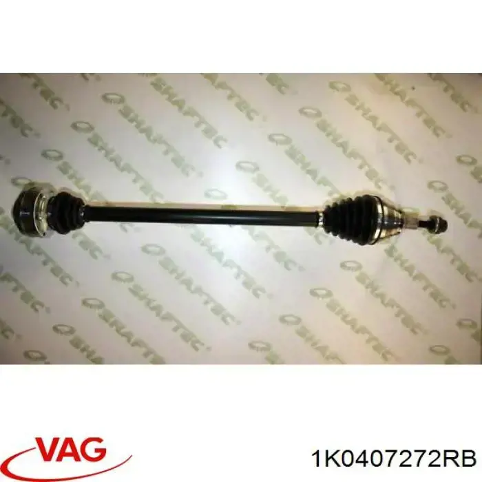 Árbol de transmisión delantero derecho VAG 1K0407272RB