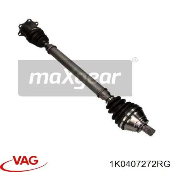 1K0407272RG VAG Árbol de transmisión delantero derecho