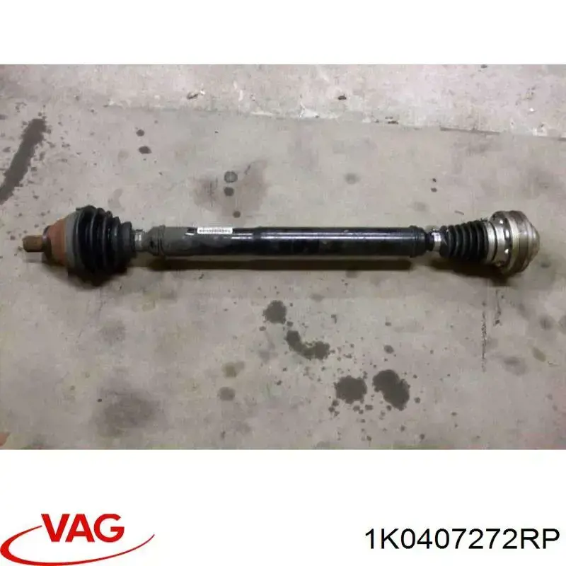 1K0407272JR VAG Semieje delantero derecho