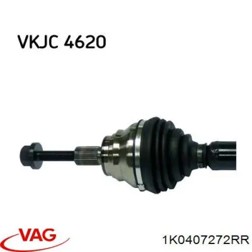 Semieje delantero derecho VAG 1K0407272RR precio, desde 133,70 EUR