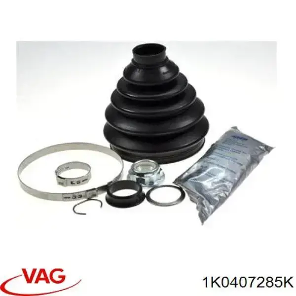 Fuelle, árbol de transmisión delantero exterior Volkswagen Tiguan 1 5N1, 5N2