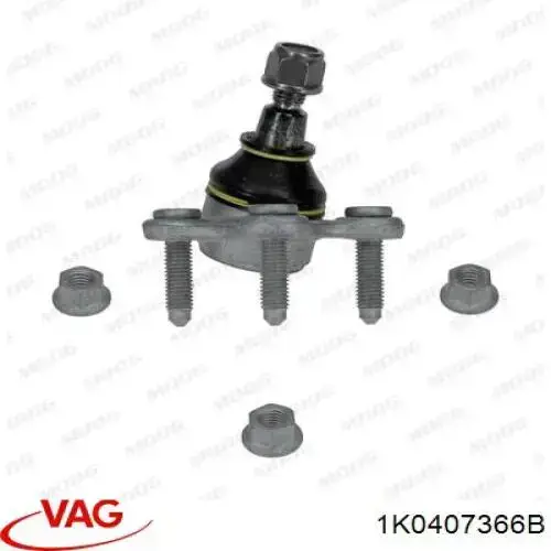Cojinete de bola inferior derecho VAG 1K0407366B