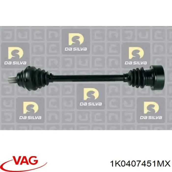 Semieje delantero izquierdo VAG 1K0407451MX precio, desde 82,76 EUR