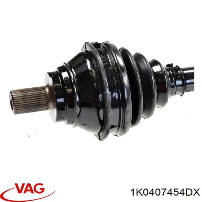 1K0407454DX VAG Semieje delantero derecho