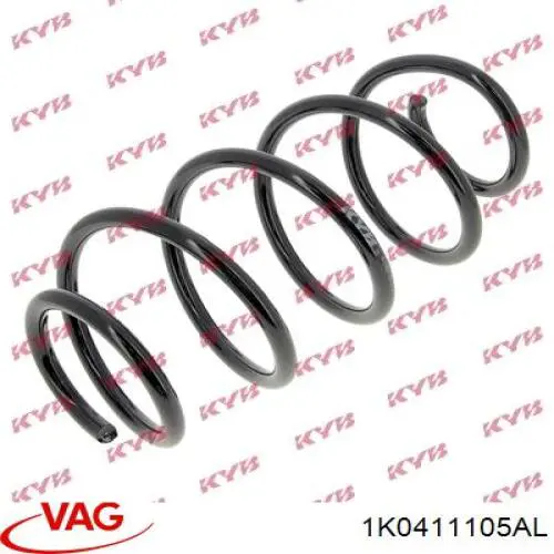 Muelle delantero VAG 1K0411105AL precio, desde 38,66 EUR