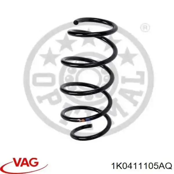 Muelle delantero VAG 1K0411105AQ precio, desde 55,77 EUR