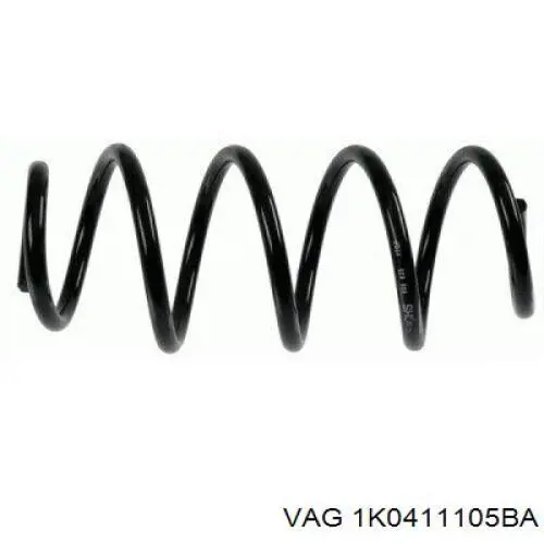 1K0411105BA VAG Muelle delantero