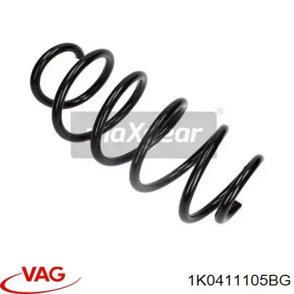 Muelle delantero VAG 1K0411105BG precio, desde 26,20 EUR
