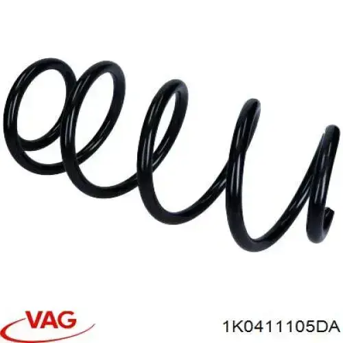 Muelle de suspensión eje delantero Seat Leon 2 1P1