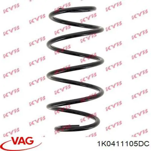Muelle delantero VAG 1K0411105DC precio, desde 31,41 EUR