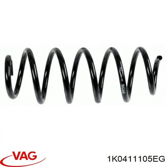 Muelle delantero 1K0411105EG VAG