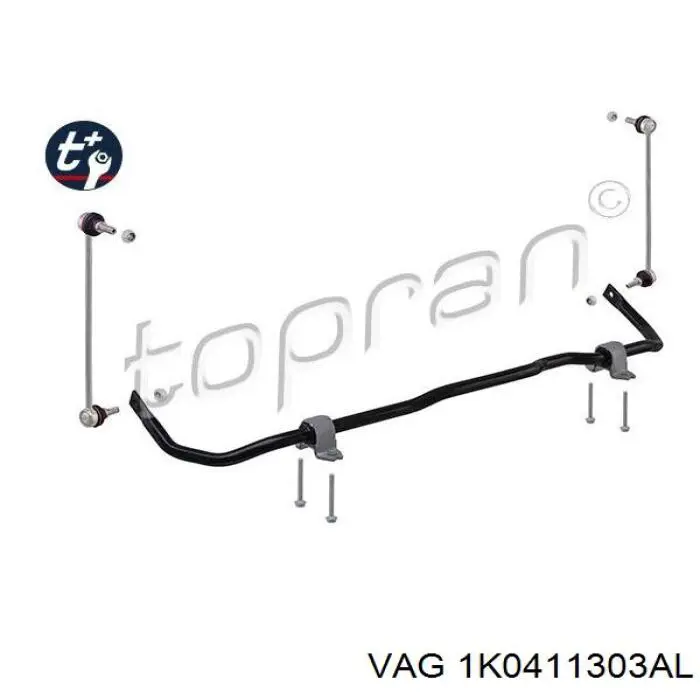 Comprar 1K0411303AL VAG Estabilizador delantero
