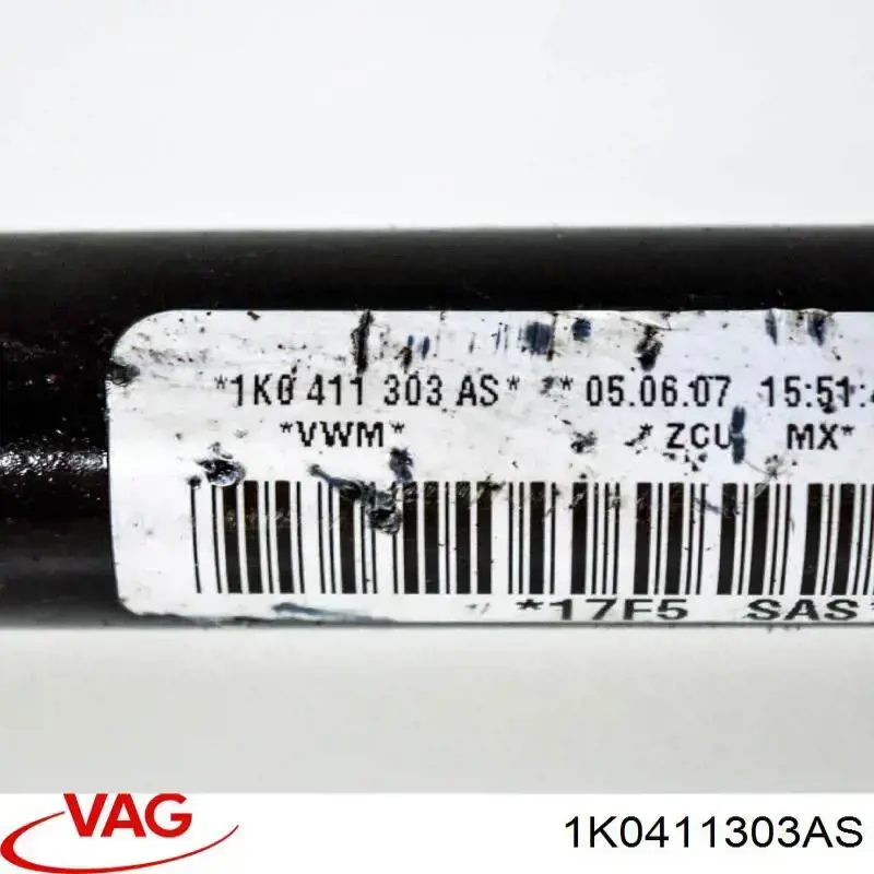 Comprar 1K0411303AS VAG Estabilizador delantero