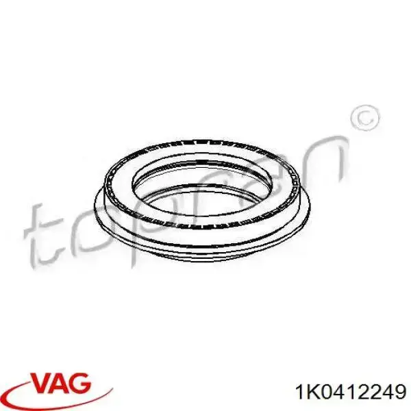 Rodamiento de soporte del amortiguador delantero VAG 1K0412249 precio, desde 9,24 EUR