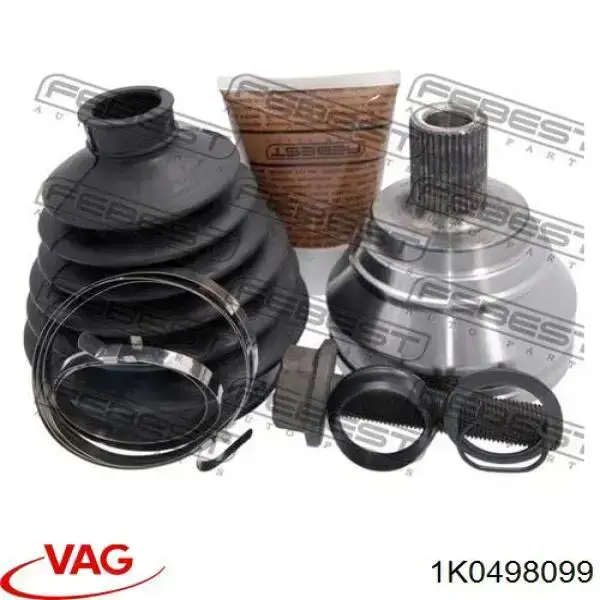 Junta homocinética exterior delantera Volkswagen Touran 1 1T1, 1T2