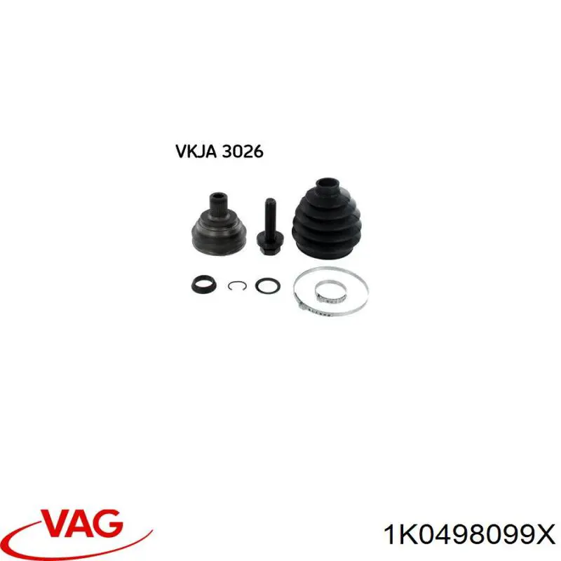 Junta homocinetica 1K0498099X VAG