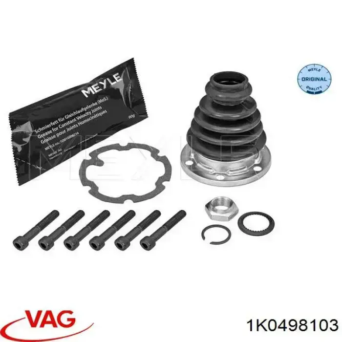 Junta homocinética interna delantera izquierda VAG 1K0498103 precio, desde 25,09 EUR