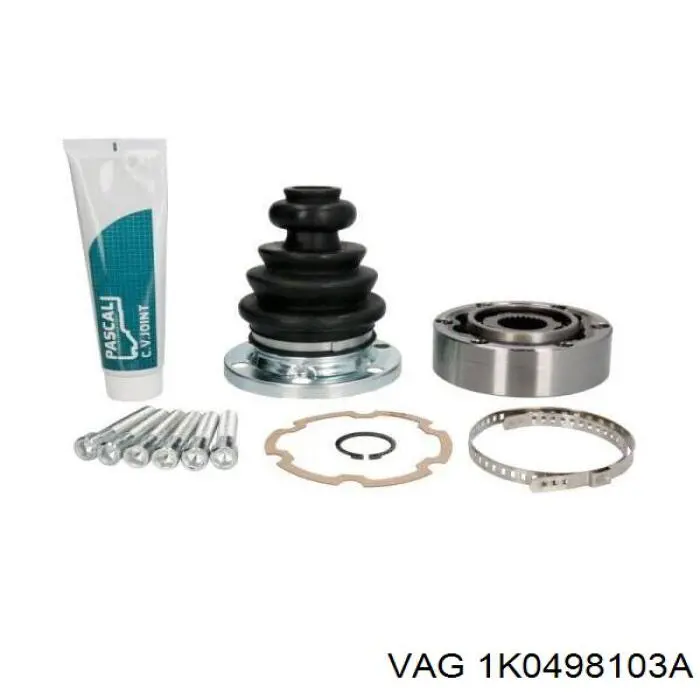 Juego de articulación, árbol de transmisión, interior delantera VAG 1K0498103A