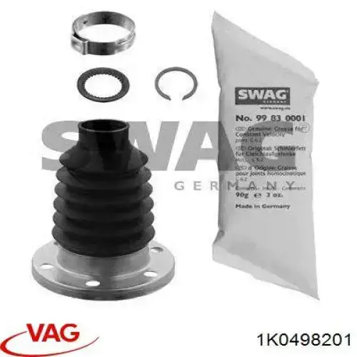 Comprar 1K0498201 VAG Fuelle interior de junta homocinética del semieje trasero