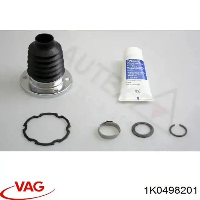 Comprar 1K0498201 VAG Fuelle interior de junta homocinética del semieje trasero
