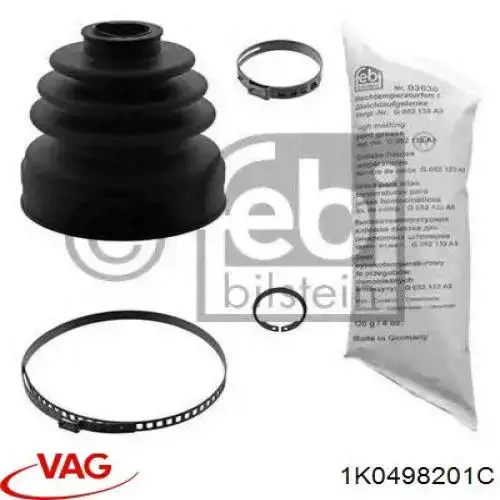 Fuelle de transmisión delantero interior 1K0498201C VAG