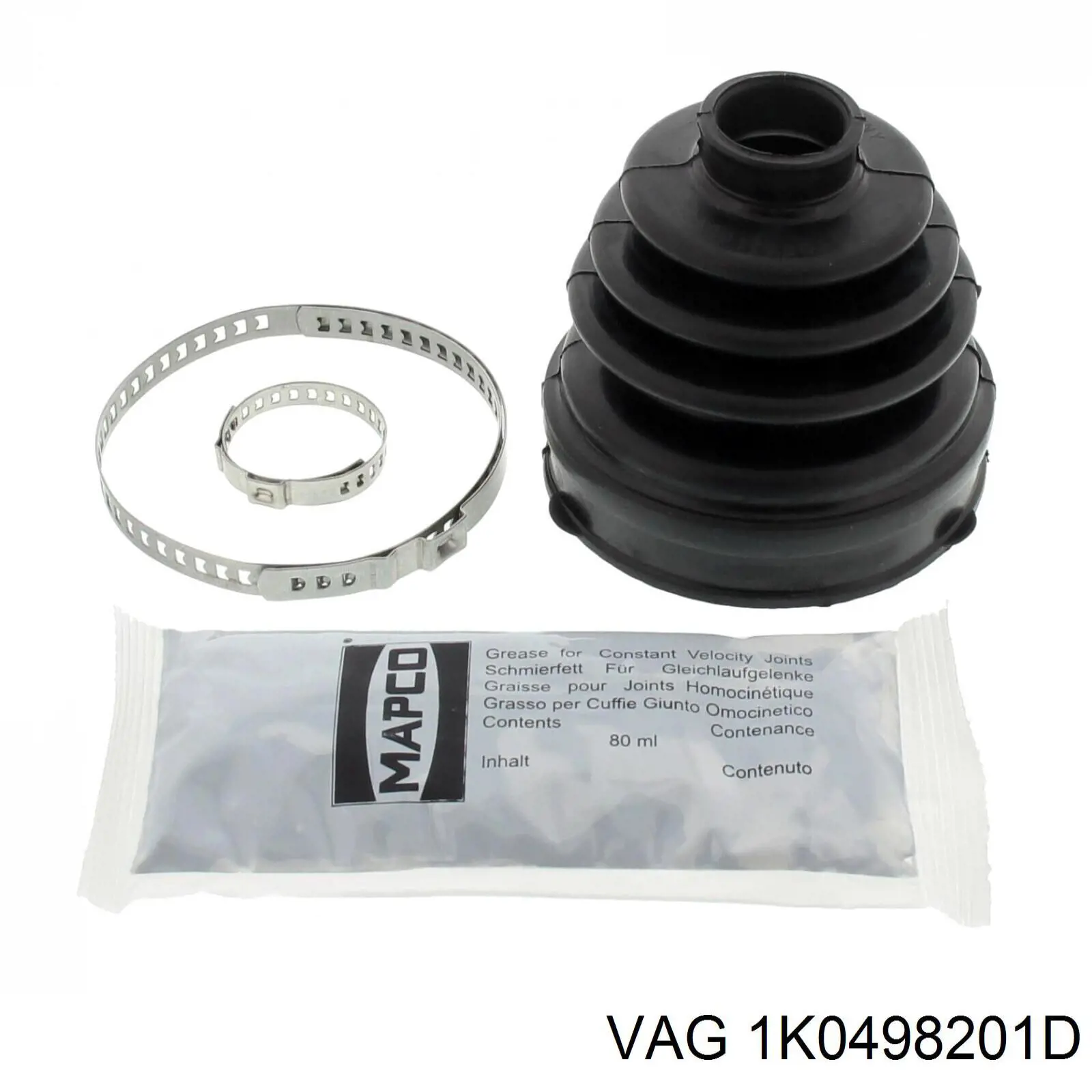 1K0498201D VAG Fuelle transmisión delantero exterior
