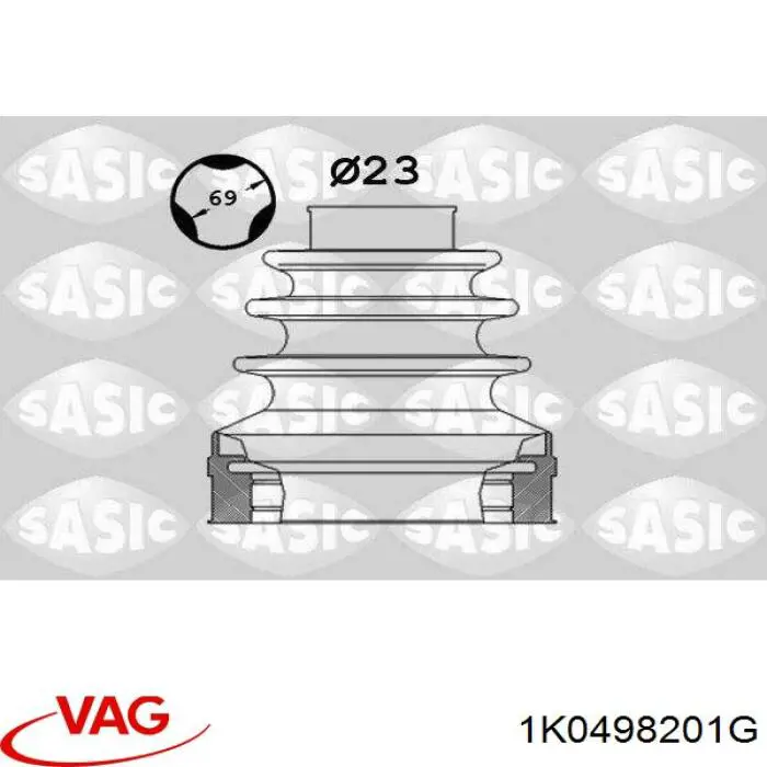 Comprar 1K0498201G VAG Fuelle de semieje delantero interior