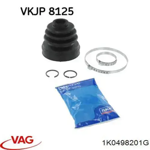 1K0498201G VAG fuelle, árbol de transmisión delantero interior