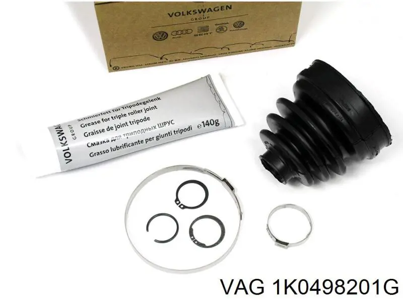 Fuelle de semieje delantero interior 1K0498201G VAG