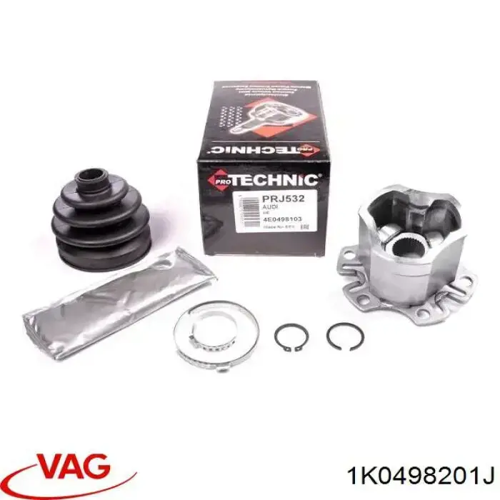 Fuelle, junta homocinética interna izquierda del semieje delantero VAG 1K0498201J precio, desde 27,85 EUR