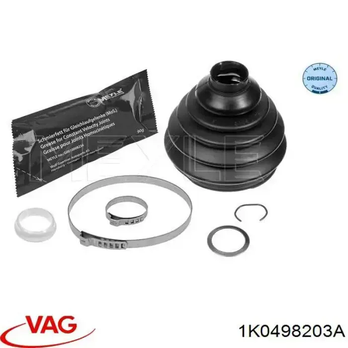 Fuelle, árbol de transmisión delantero exterior Volkswagen Tiguan 1 5N1, 5N2
