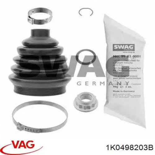 Comprar 1K0498203B VAG Fuelle de palier delantero exterior