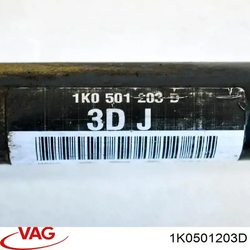 Semieje trasero izquierdo 25303 GKN-Spidan
