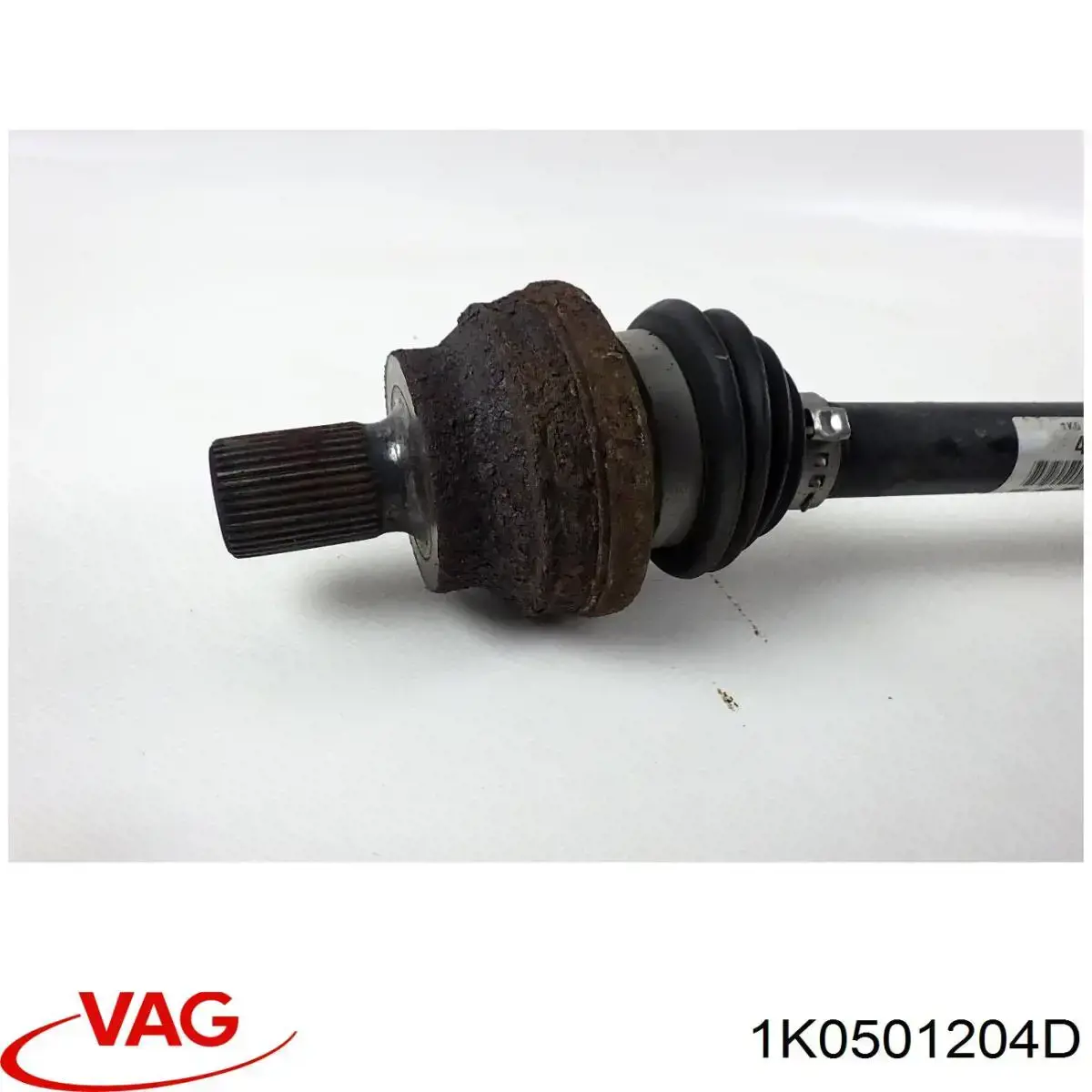 Semieje trasero derecho 1K0501204D VAG