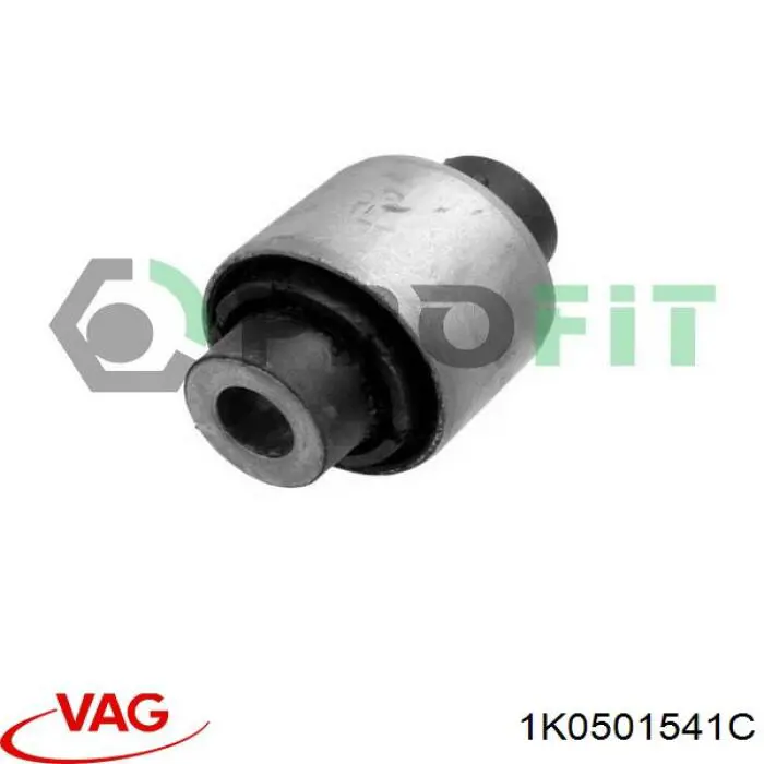 Silentblock del brazo superior de suspensión trasera 1K0501541C VAG