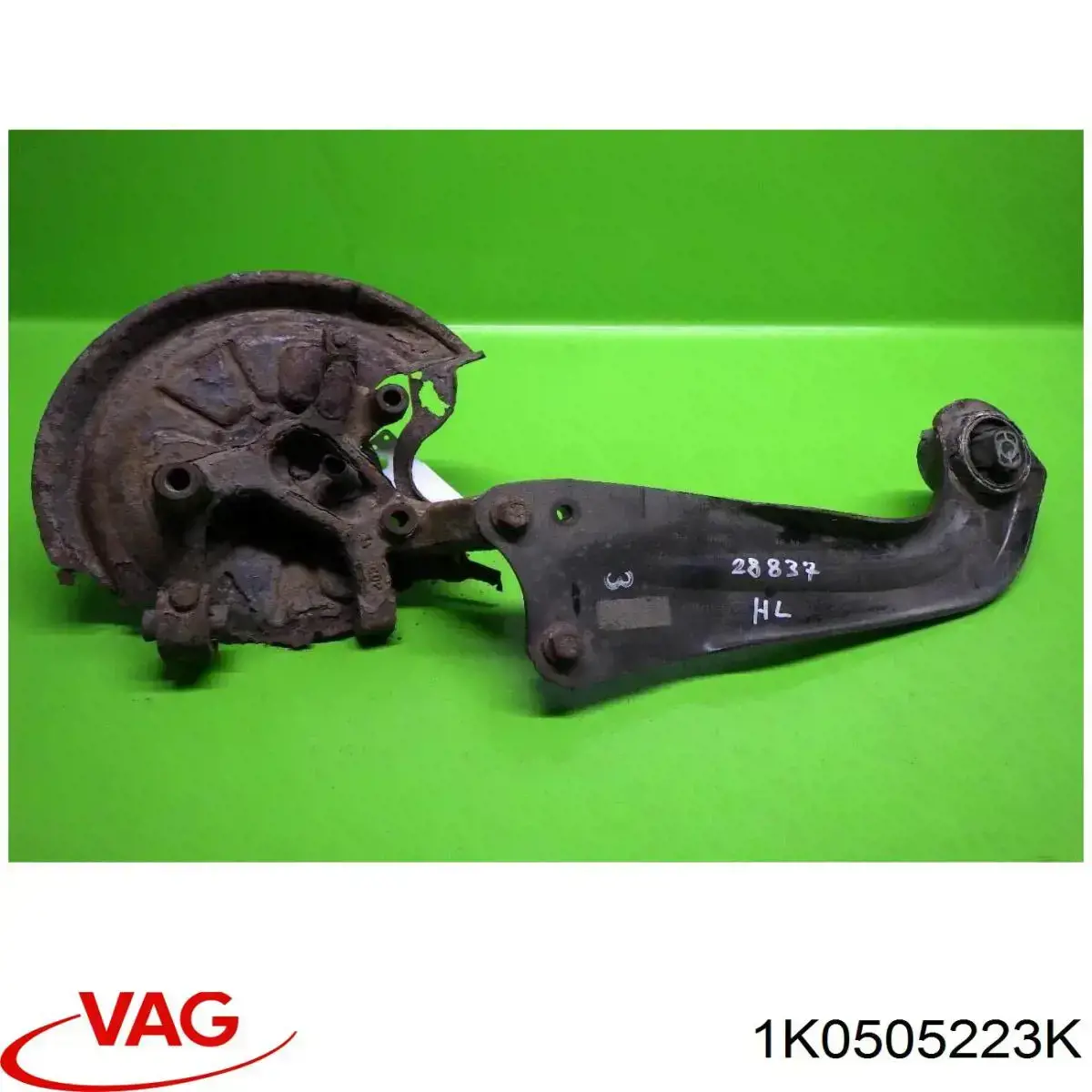 1K0505223K VAG Brazo longitudinal inferior izquierdo de la suspensión trasera