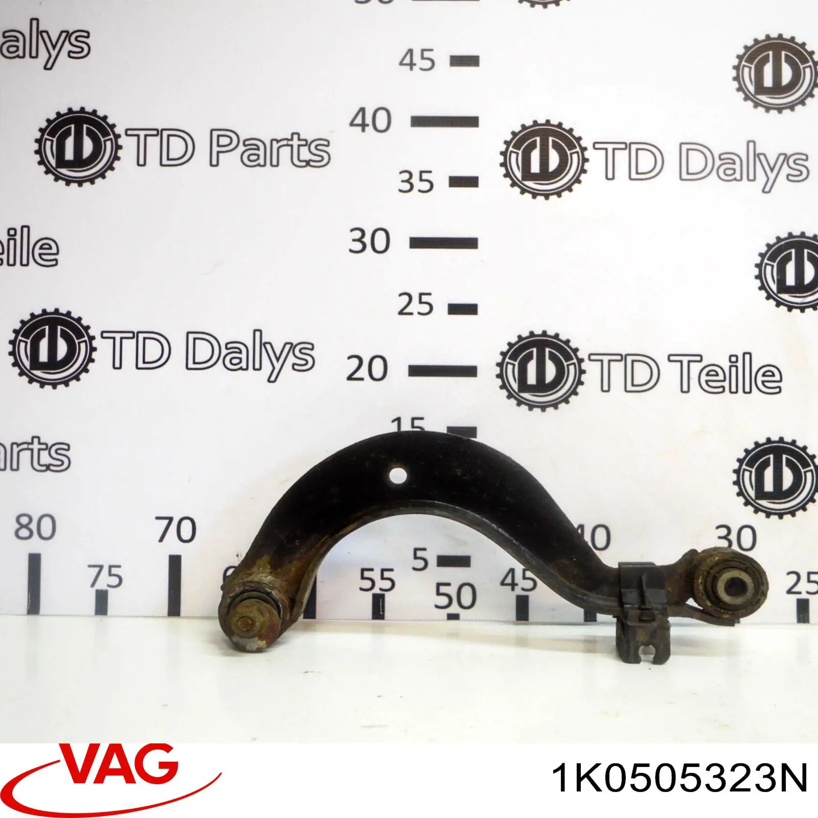 Brazo superior de suspensión trasera izquierdo/derecho 1K0505323N VAG