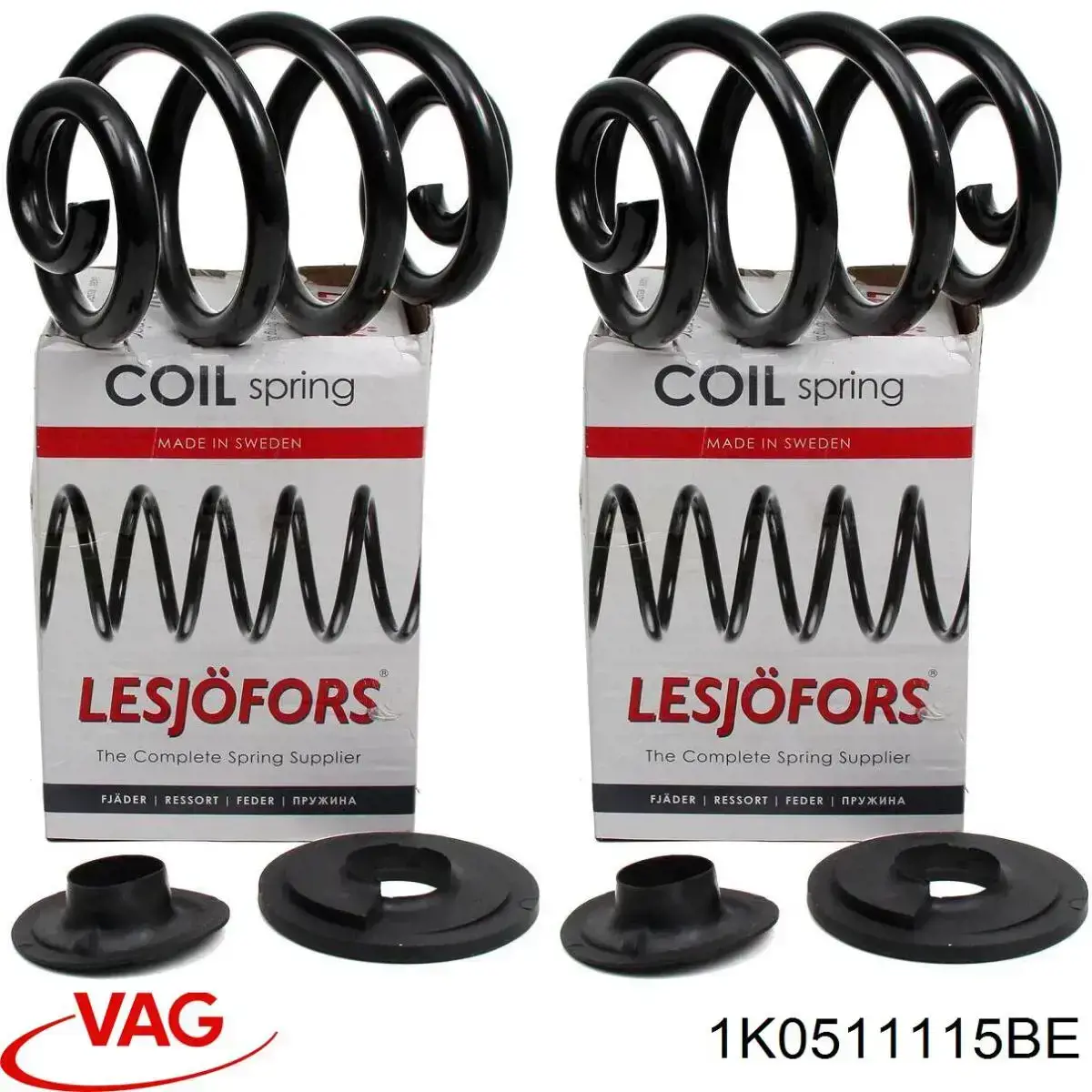 1K0511115BE VAG Muelle trasero
