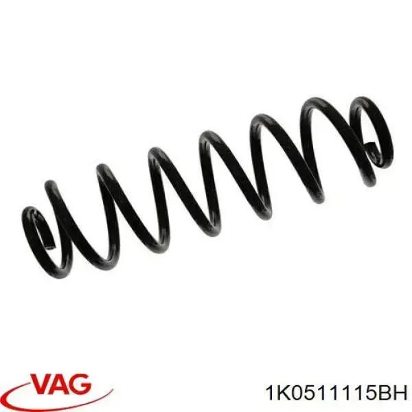 Comprar 1K0511115BH VAG Muelle de eje trasero