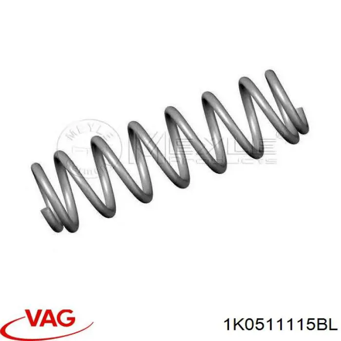 Muelle de suspensión trasero VAG 1K0511115BL precio, desde 50,12 EUR