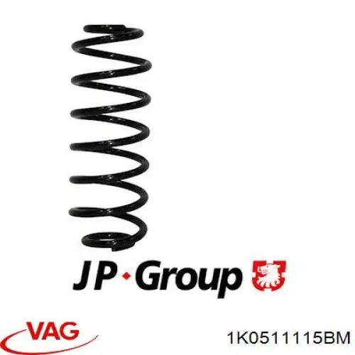 1K0511115BM VAG Muelle trasero