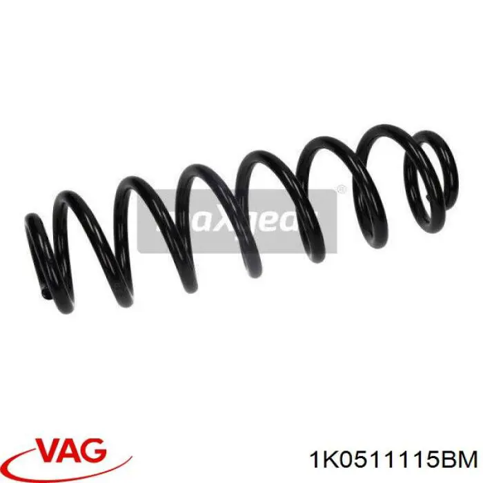 Comprar 1K0511115BM VAG Muelle de eje trasero