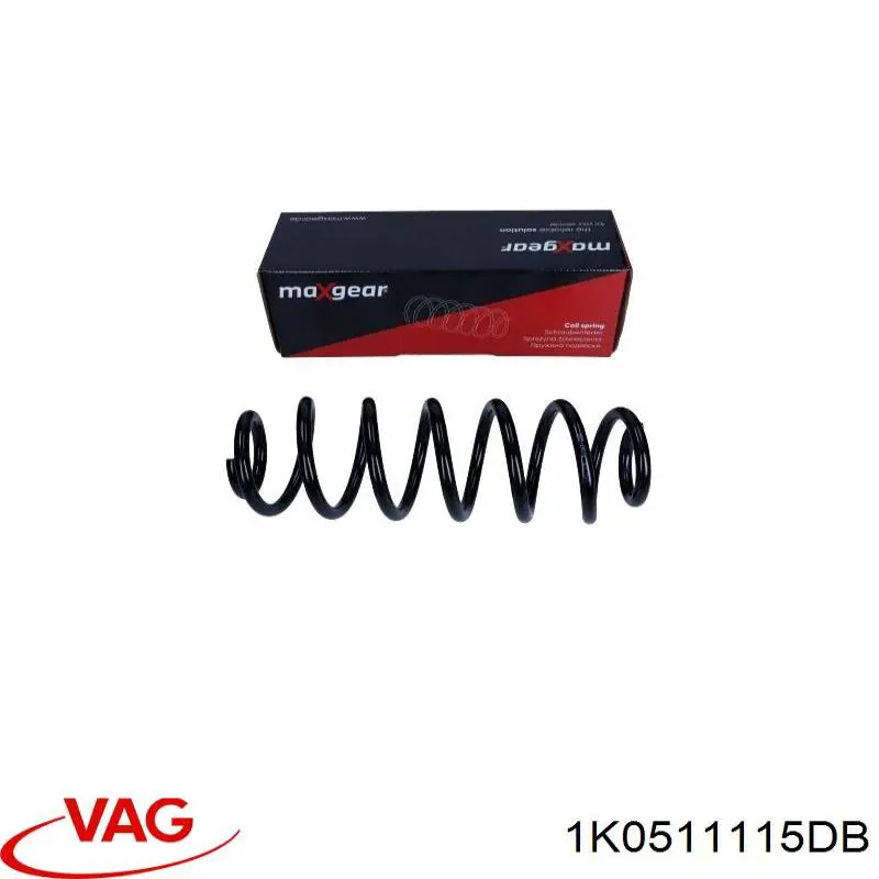 Comprar 1K0511115DB VAG Muelle de eje trasero