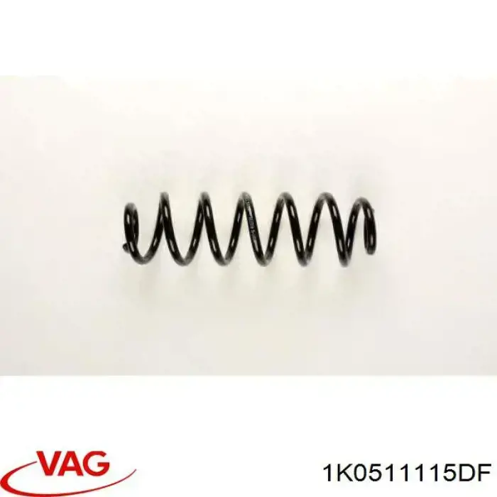 Comprar 1K0511115DF VAG Muelle de eje trasero