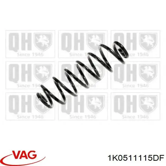Muelle de suspensión trasero VAG 1K0511115DF precio, desde 30,58 EUR