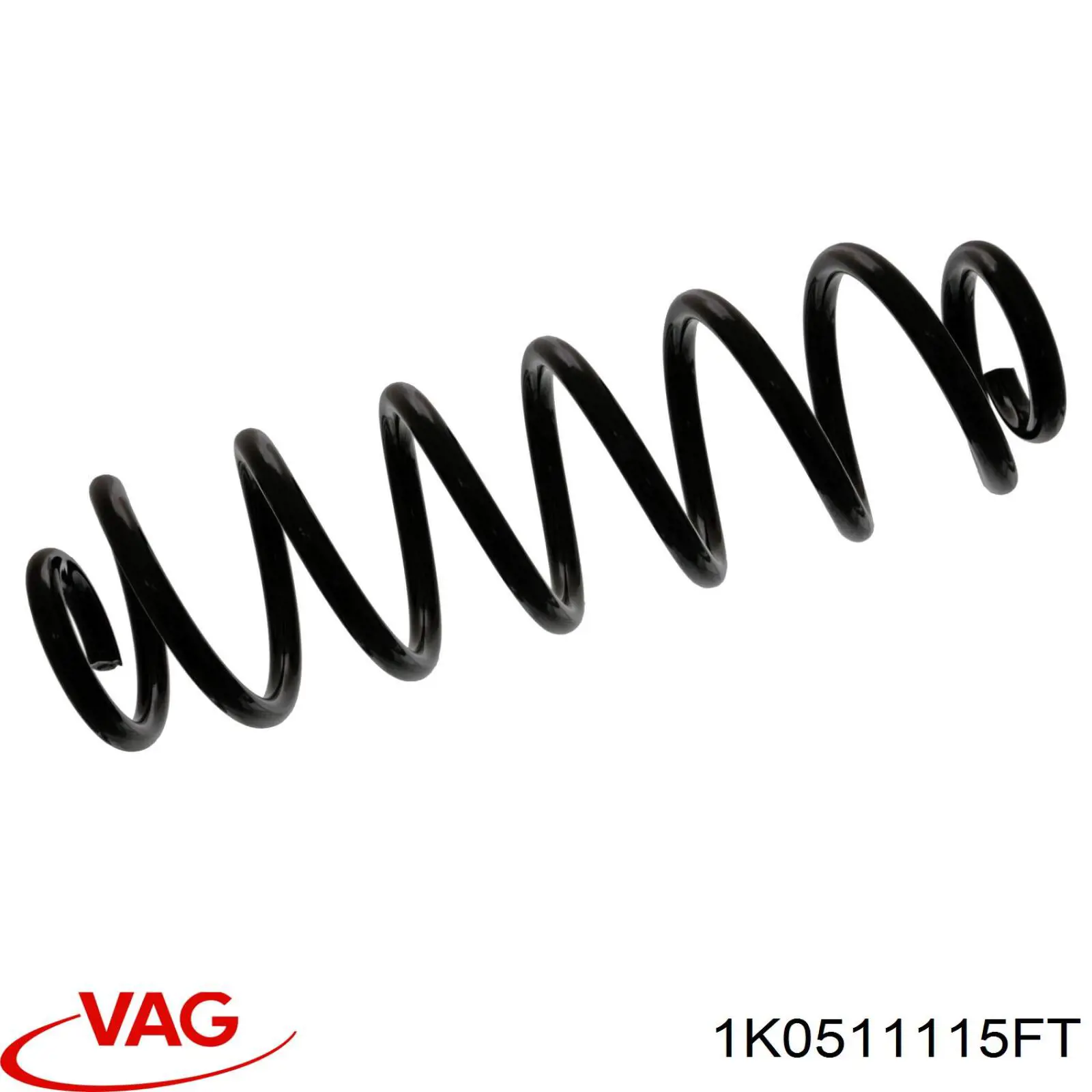 Comprar 1K0511115FT VAG Muelle de eje trasero