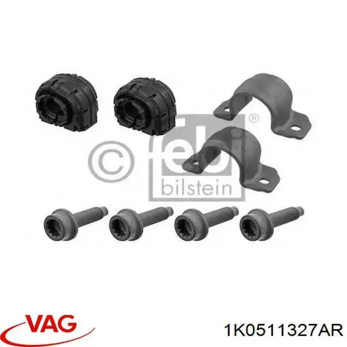 Soporte, estabilizador eje trasero VAG 1K0511327AR