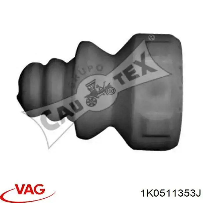 Tope de amortiguador trasero 1K0511353J VAG