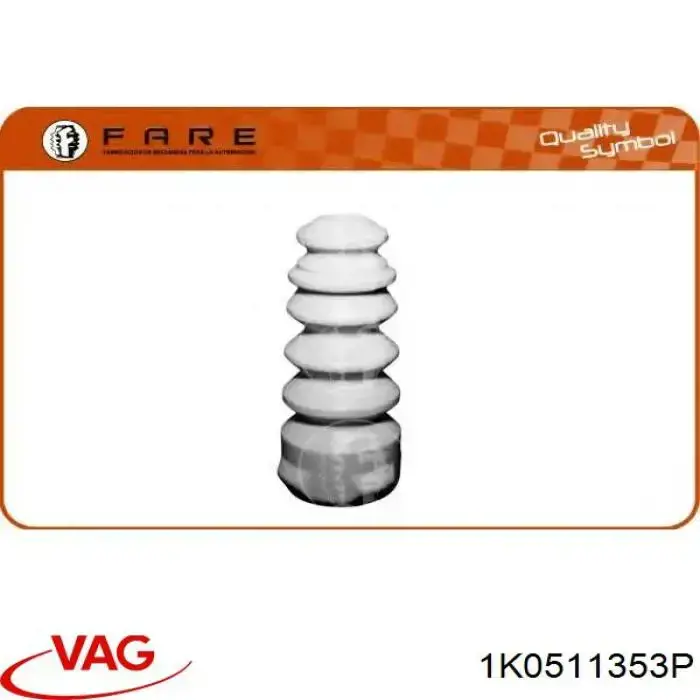 Tope de amortiguador trasero VAG 1K0511353P