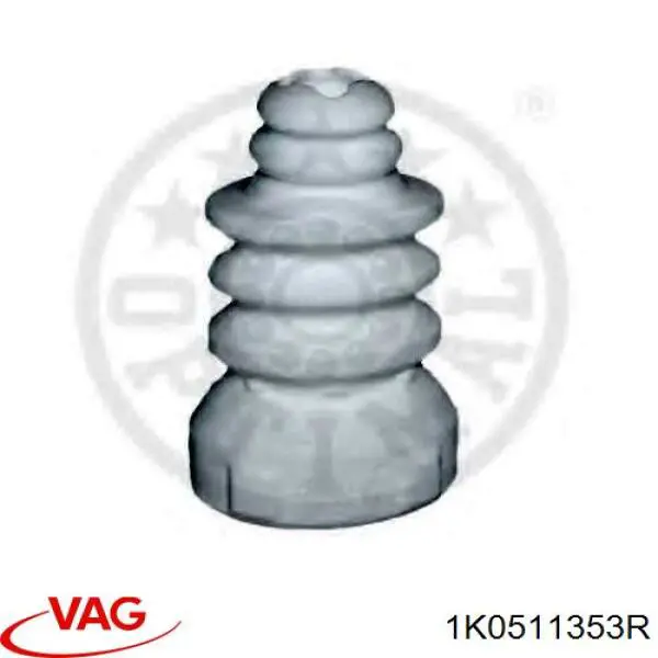 Comprar 06244 Metalcaucho Tope de amortiguador trasero
